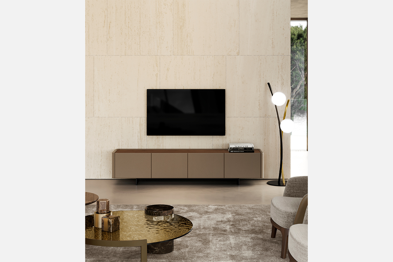 ALMA TV UNIT eco-leather, econabuk, leather