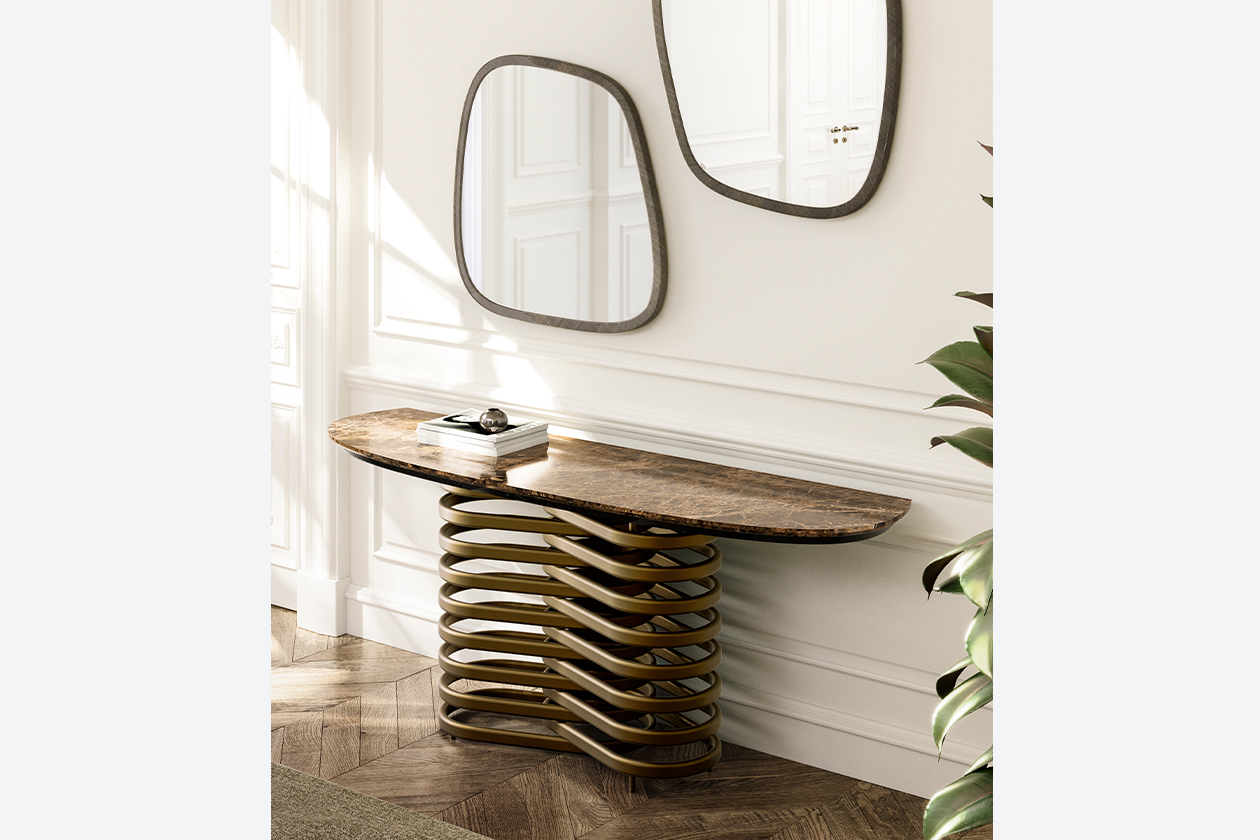 ROTOLO CONSOLE_marble top