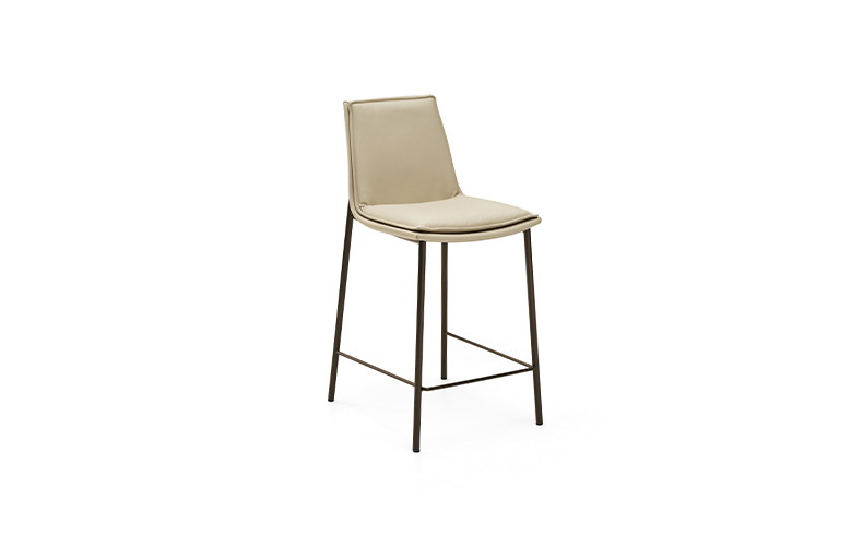 LARA STOOL_4 gambe metallo